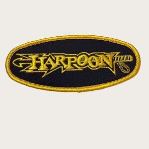 Vintage Harpoon Anti Ship Missile Patch Navy Military Militaria